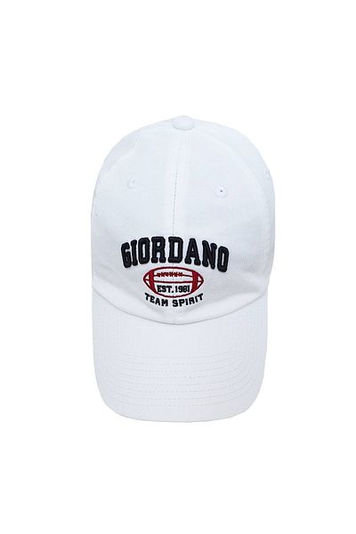 Giordano Cotton 3D Embroidered Cap: Classic Style, Premium Detailing