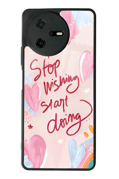 Spoyi Casper Via A40 Pembe Motto Tasarımlı Glossy Telefon Kılıfı