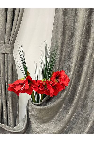 Liz Line Set of Two Semi-opaque Curtains, With Rejansa, Various Sizes and Colors, "imaginaria" By
