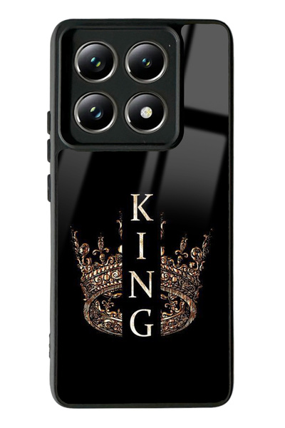 Spoyi Xiaomi Mi 14 t Pro King Design Glossy Phone Case