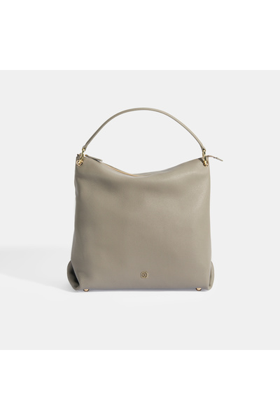 Desa Kadın Gri Deri Omuz Çantası