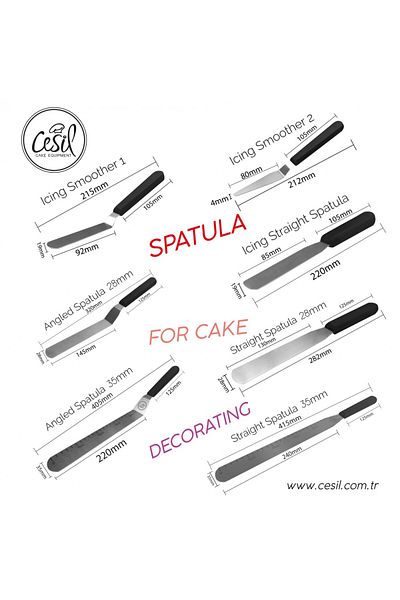 KUMSAL 13 cm Flat Spatula (28mm)