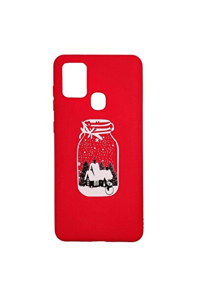 REDz Accessories Carcasă de Crăciun compatibilă cu Samsung A21s, model sticlă...