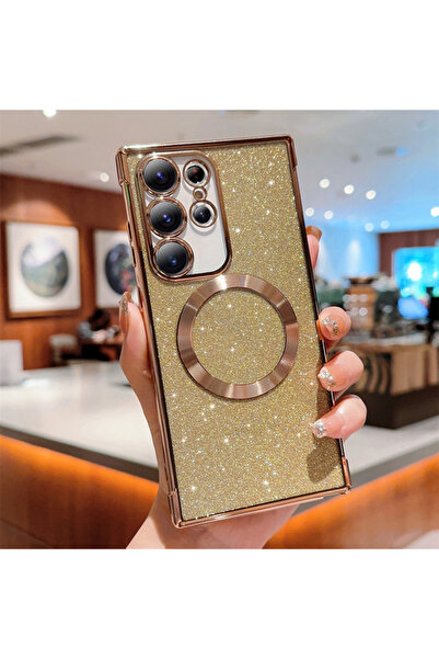 REDz Accessories Θήκη με γκλίτερ, Glitter Guard Magsafe, Συμβατή με Samsung S...