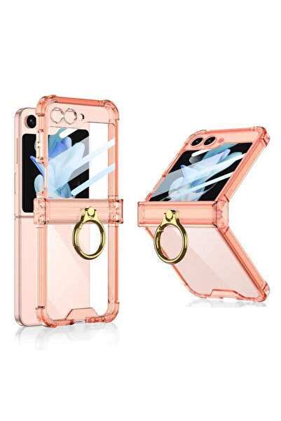 REDz Accessories Husă Luxe Grip, suport inelar, compatibilă cu Samsung Galaxy...