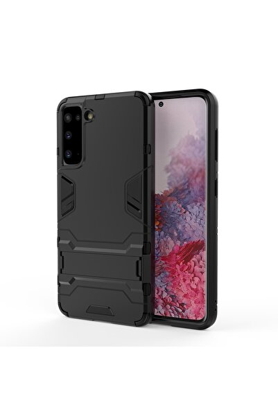 REDz Accessories Husă compatibilă cu Samsung S21, cu suport, model Hidden Hol...