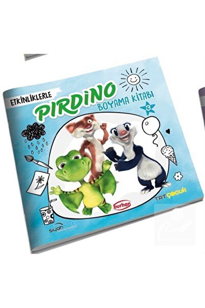 Genel Markalar TRT Çocuk Etkinliklerle Pırdino Boyama Kitabı 3