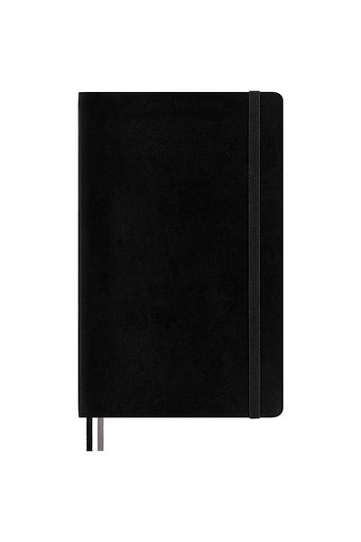 Moleskine Μαλακό εξώφυλλο Εκτεταμένο Σημειωματάριο Μαύρο (ΧΩΡΙΣ ΓΡΑΜΜΑΤΑ - 13X21)