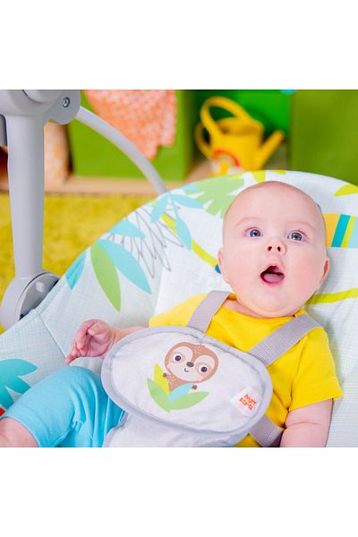 Bright Starts Rainforest Vibes Portable Swing (Ages 0-9 months)
