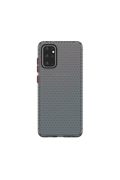 REDz Accessories Carcasă compatibilă cu Samsung S20 / S20 5G, neagră, material TPU, model fagure de miere