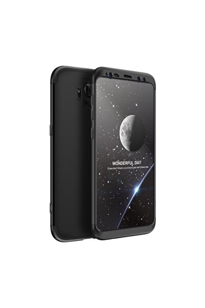 REDz Accessories Husă 360 grade, compatibilă cu Samsung S9, neagră, 3 compone...