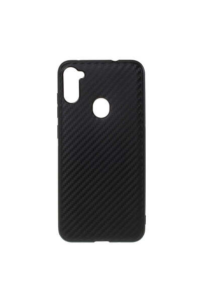 REDz Accessories Θήκη συμβατή με το Samsung A11 Carbon, Silicone, TPU μαύρο μ...