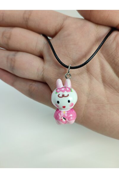 Mia Giyim Sevimli Karakterli Işıklı Çift Taraflı Ayarlanabilir Kolye