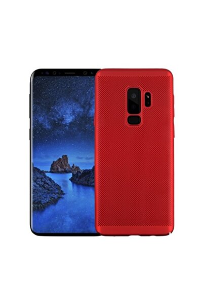 REDz Accessories Carcasă I-Zore, compatibilă cu Samsung S9 Plus, roșie, plastic, protectoare, rezistentă la șocuri, ventilată
