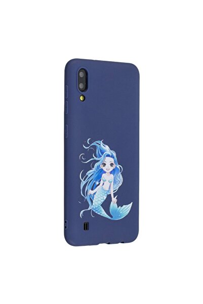 REDz Accessories Carcasă cu design de sirenă, compatibilă cu Samsung M10, alb...