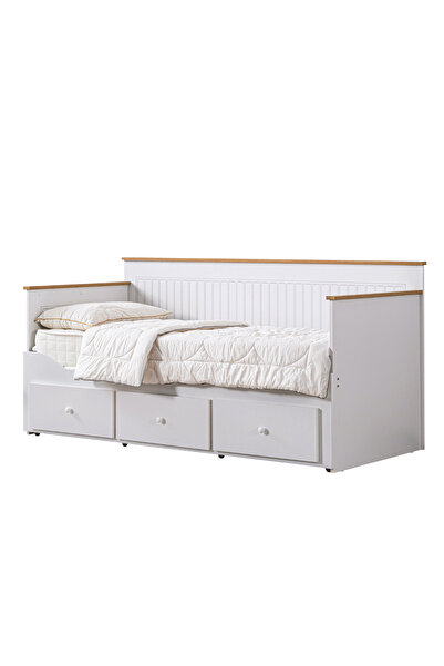 Setay Yavrulu Karyola, Marmaris Divan Karyola Çekmeceli Açılır Çift Kişilik Karyola (Yataksız)