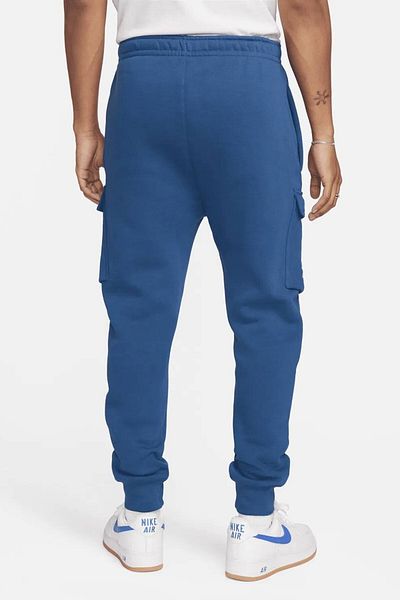 Nike Global Moto Sports Inspired Fleece Cargo Pant Blue Men's Cargo Pocket Sweatpants Blue
