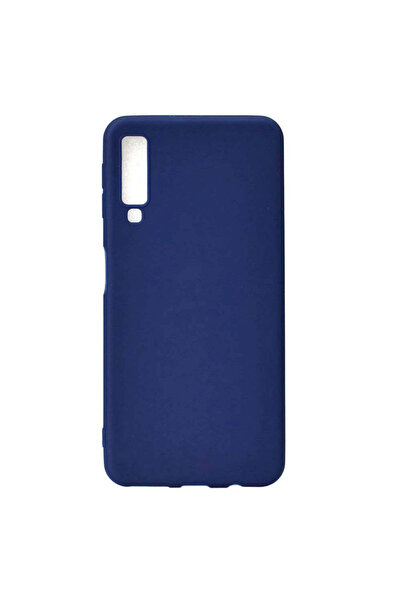 REDz Accessories Θήκη σιλικόνης συμβατή με Samsung A7 2018, μπλε σκούρο, ανθε...
