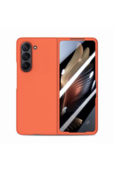 REDz Accessories Husă de protecție, rezistentă la șocuri pentru Samsung Galaxy Z Fold 6, folie de protecție pentru ecran, portocalie