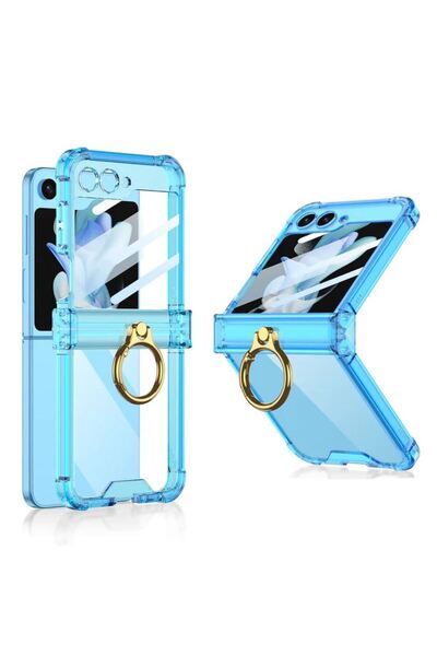 REDz Accessories Husă Luxe Grip, suport inelar, compatibilă cu Samsung Galaxy...