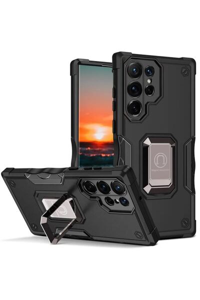 REDz Accessories Husă cu inel de susținere, Grip Armor, Magsafe, compatibilă ...