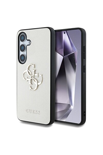 REDz Accessories Carcasă Guess pentru Samsung S25, PU granulat Big 4G și logo...