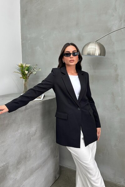 msm fashion Дамско сако с ежедневна кройка и подплата, с едно копче