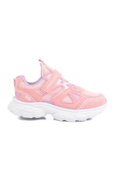 AYAKMOD Pink Velcro Mesh Girl's Sports Shoes 1500 F