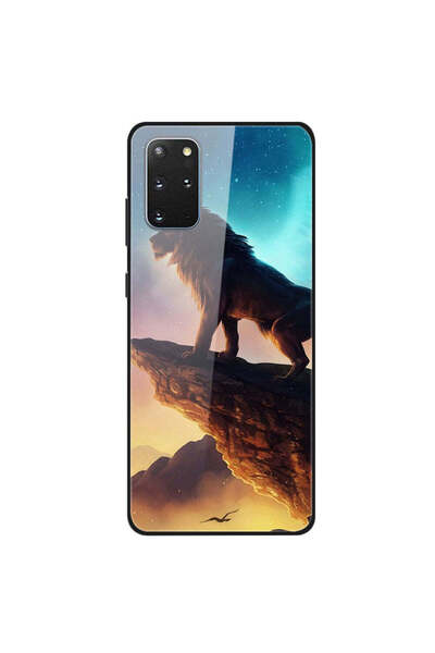 REDz Accessories Carcasă compatibilă cu Samsung S20 Plus, modelul Regele Leu,...