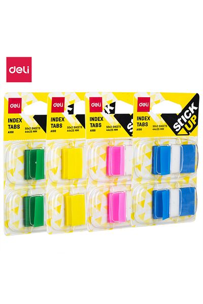 Deli Index Tabs ASST. EA10001