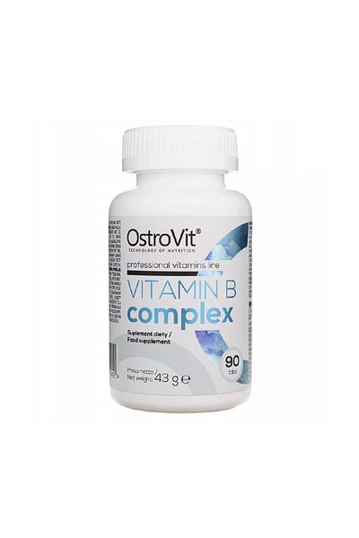 Ostrovit Complex de vitamina B, 90 tablete, Ostrovit, Supliment alimentar pentru sanatate