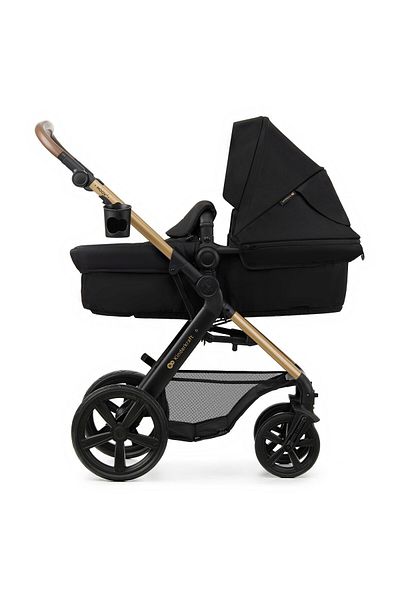 Kinderkraft 3 In 1 Stroller Moov 2, Pure Black