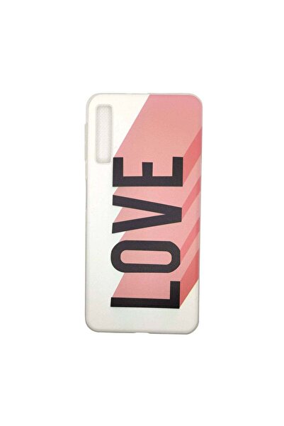 REDz Accessories Θήκη σιλικόνης συμβατή με το Samsung A7 2018 Love, αντικραδα...