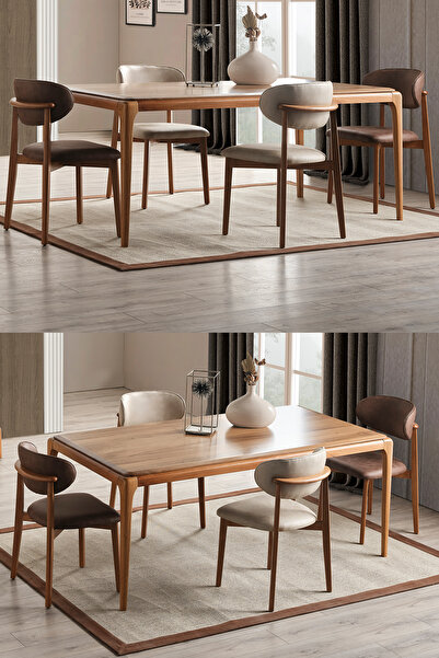 Eymense Rise Yemek Masa Takımı 4 Sandalyeli