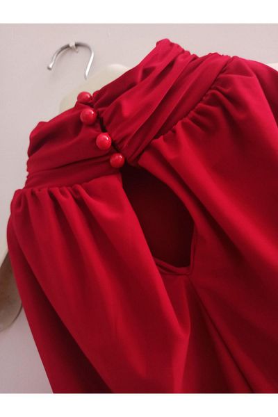 Elaxi Zero Sleeve Half Turtleneck Blouse