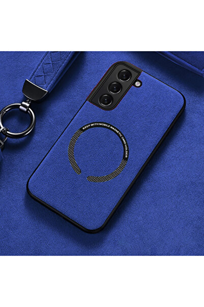 REDz Accessories Husă Magsafe, aspect Alcantara, compatibilă cu Samsung S23, ...