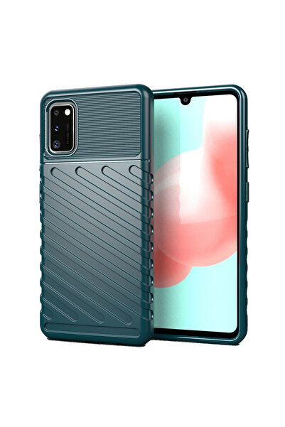 REDz Accessories Carcasă de protecție, compatibilă cu Samsung A41, verde înch...