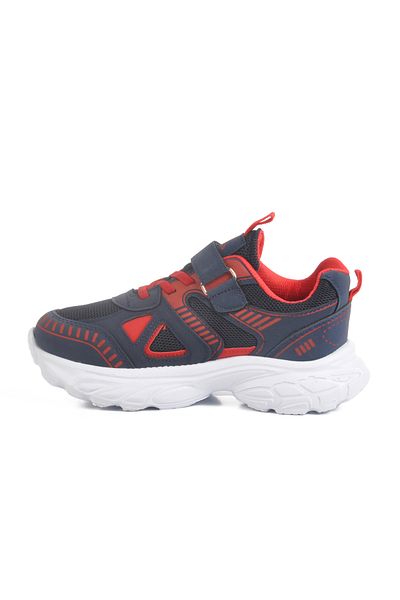 AYAKMOD Pantofi sport pentru copii unisex cu plasă cu velcro bleumarin 1500 F