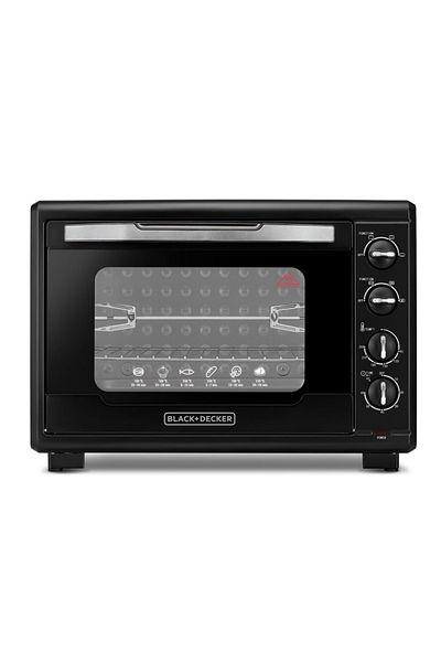 Black&Decker Black Decker Toaster Oven - 55l Capacity - Double Glass - Black - Tro55rdg-b5