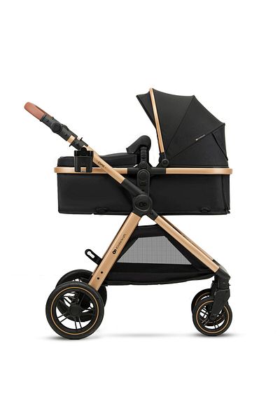 Kinderkraft Esme Stroller, 3 In 1, Pure Black