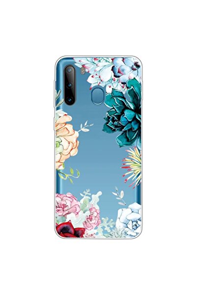 REDz Accessories Carcasă compatibilă cu Samsung A21, multicoloră, material TP...