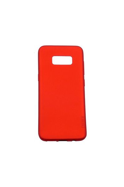 REDz Accessories Original X-level Case, Rubberized Polyurethane, Shockproof, Compatible With Samsung S8 Plus, Red