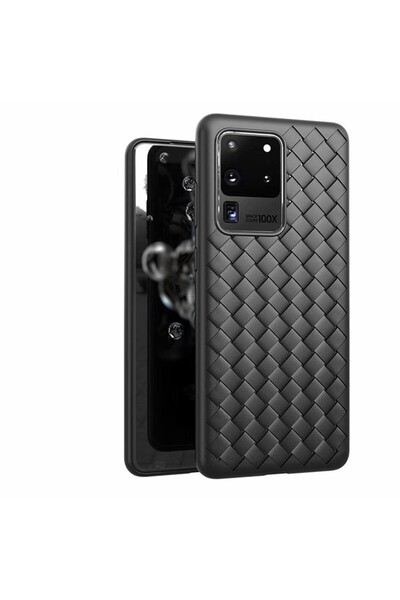 REDz Accessories Carcasă compatibilă cu Samsung S20 / S20 5G, neagră, materia...