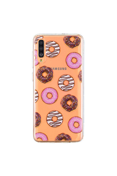 REDz Accessories Carcasă compatibilă cu Samsung A70 model Donuts, rezistentă la șocuri, TPU