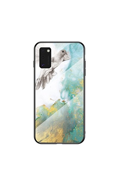 REDz Accessories Θήκη συμβατή με Samsung A41, πολύχρωμη, γυαλί και tpu, μοντέ...