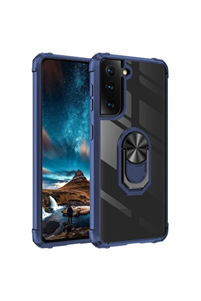 REDz Accessories Carcasă compatibilă cu Samsung S21 Plus, model acrilic, alba...