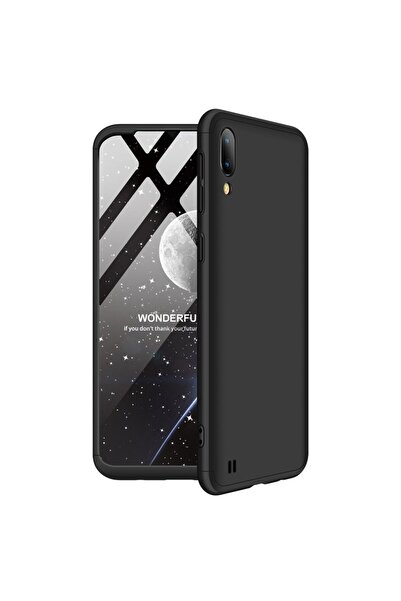 REDz Accessories Husă GKK 360 grade, compatibilă cu Samsung M10, neagră, 3 co...