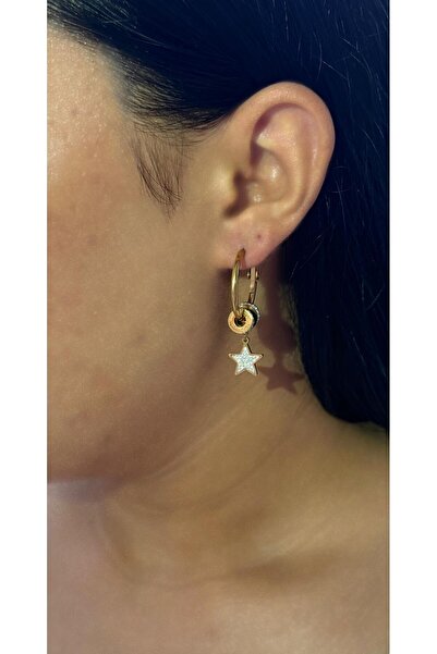 My Life Accessory تصميم نجمة حلق من الفولاذ