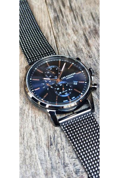 Lee Cooper Lc07224 Functions Active Calendar Straw Cord Men's Wristwatch