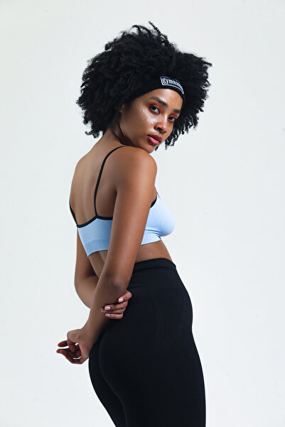 Gymhams Tayt Siyah Yüksek Bel Kalçası Büzgülü Tayt